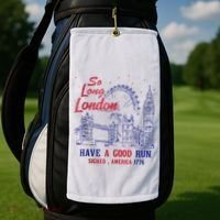 So Long London 4th Of July Golf Towel thumb 2