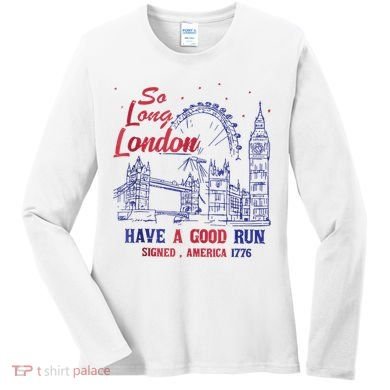 So Long London 4th Of July Women's Long Sleeve Shirt