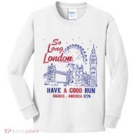 So Long London 4th Of July Kids Long Sleeve Shirt thumb 0