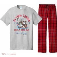 So Long London Had Good Run Funny Independence Day July 4th Pajama Set thumb 0