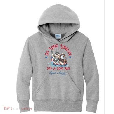 So Long London Had Good Run Funny Independence Day July 4th Kids Hoodie