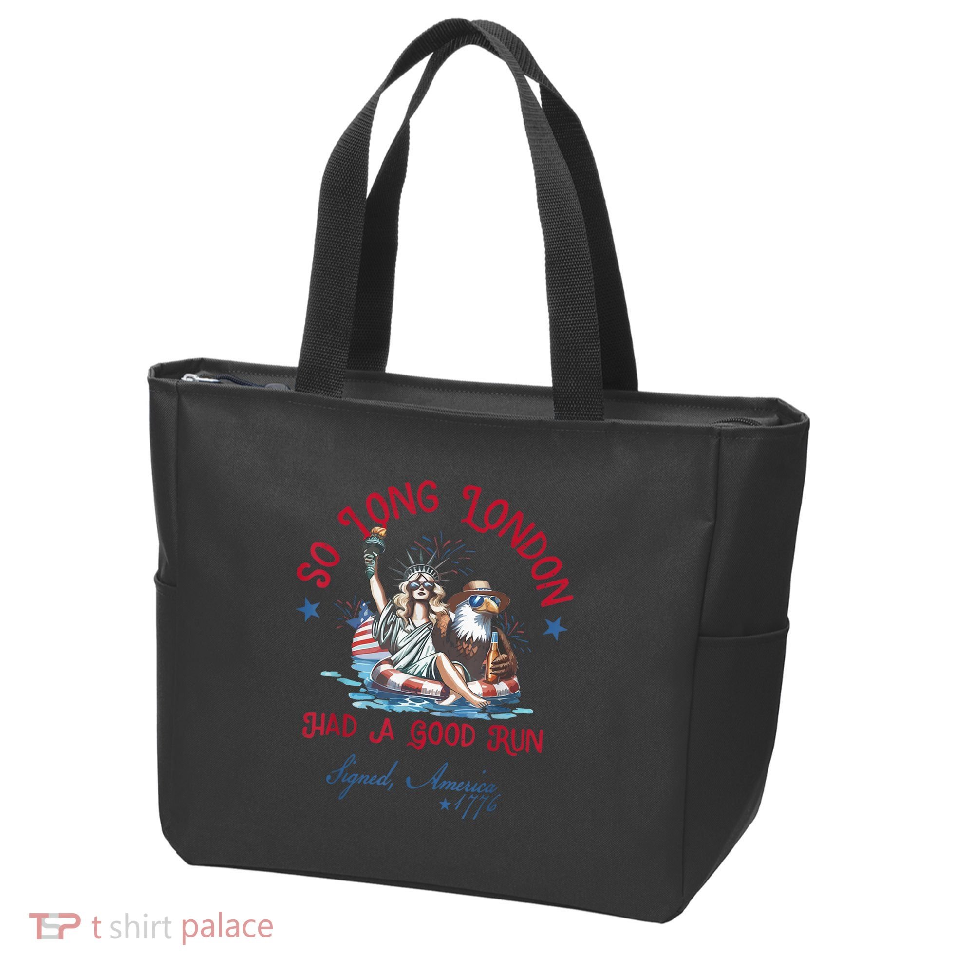So Long London Had Good Run Funny Independence Day July 4th Tote Bag