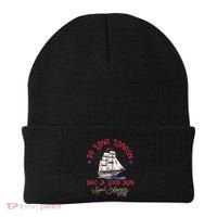 So Long London Had A Good Run Funny 4th Of July Beanie thumb 0