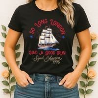 So Long London Had A Good Run Funny 4th Of July Women's T-Shirt thumb 2