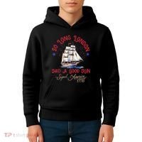 So Long London Had A Good Run Funny 4th Of July Kids Hoodie thumb 4