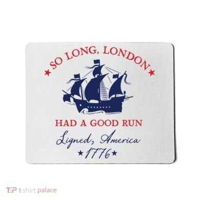 So Long London Had A Good Run Mousepad