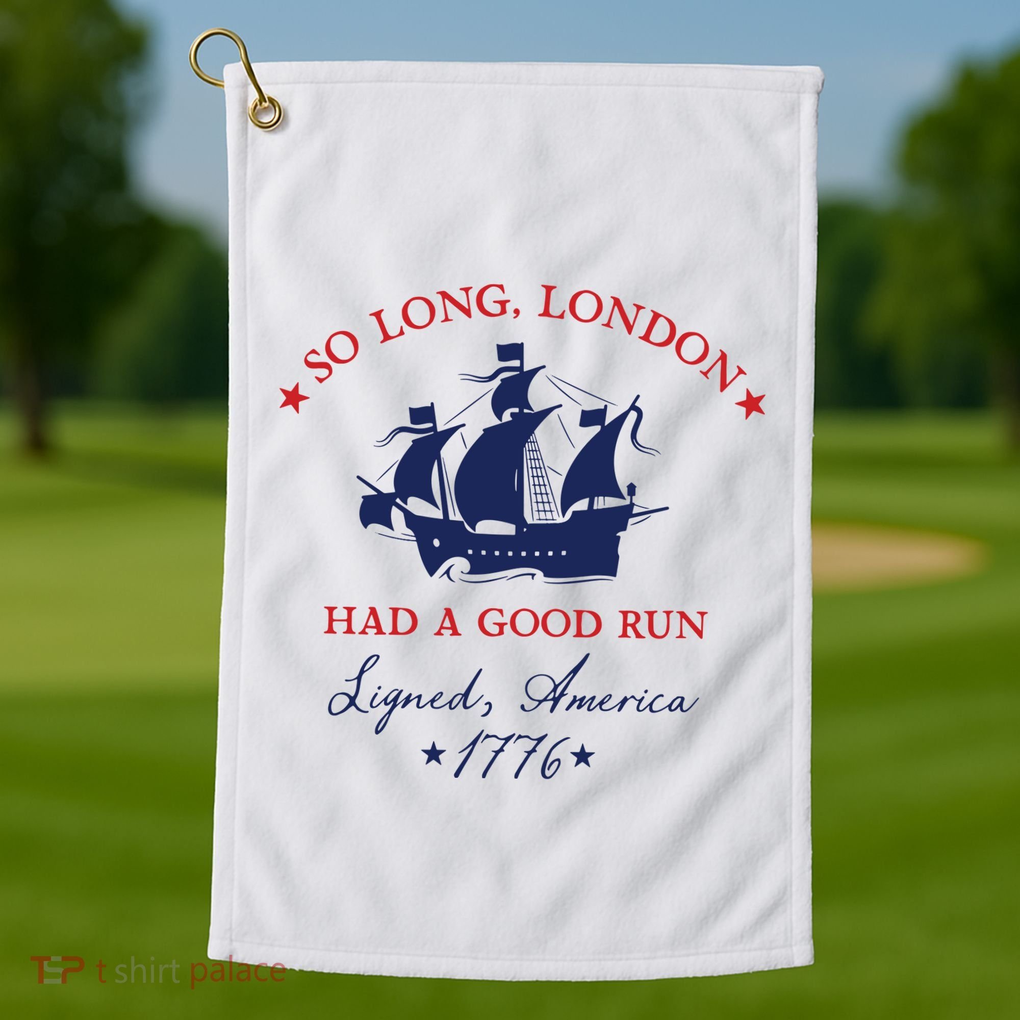So Long London Had A Good Run Golf Towel