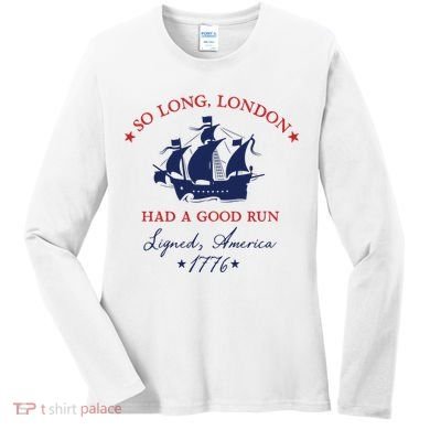 So Long London Had A Good Run Women's Long Sleeve Shirt