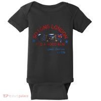 So Long London Had A Good Run Funny 4th Of July Baby Bodysuit thumb 0