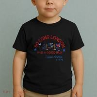So Long London Had A Good Run Funny 4th Of July Toddler T-Shirt thumb 2