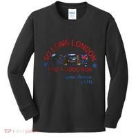 So Long London Had A Good Run Funny 4th Of July Kids Long Sleeve Shirt thumb 0
