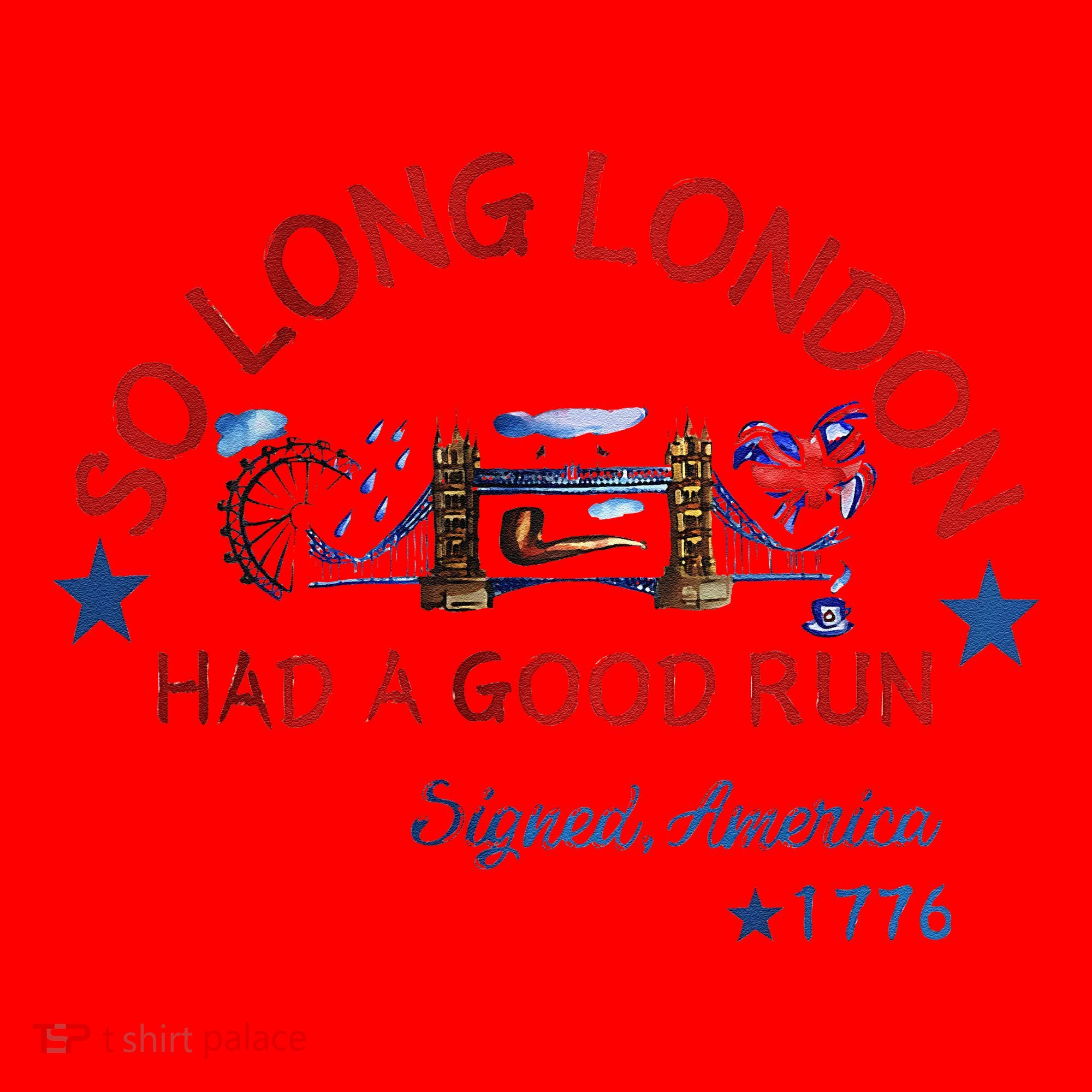 So Long London Had A Good Run Funny 4th Of July Santa Hat