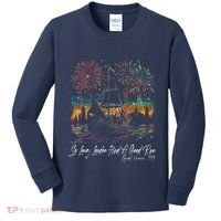 So Long London Had A Good Run 1776 Usa Funny 4th Of July Kids Long Sleeve Shirt thumb 0