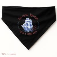 So Long London Had A Good Run Funny 4th Of July USA-Made Doggie Bandana thumb 0
