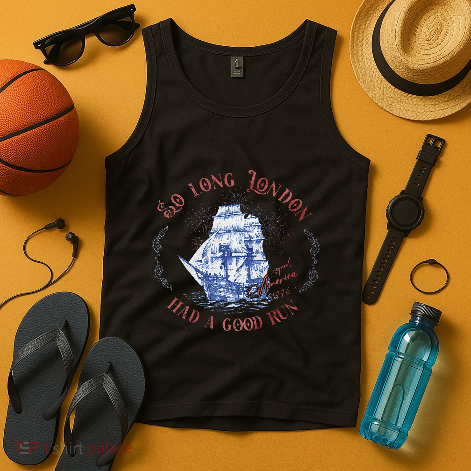 So Long London Had A Good Run Funny 4th Of July Tank Top