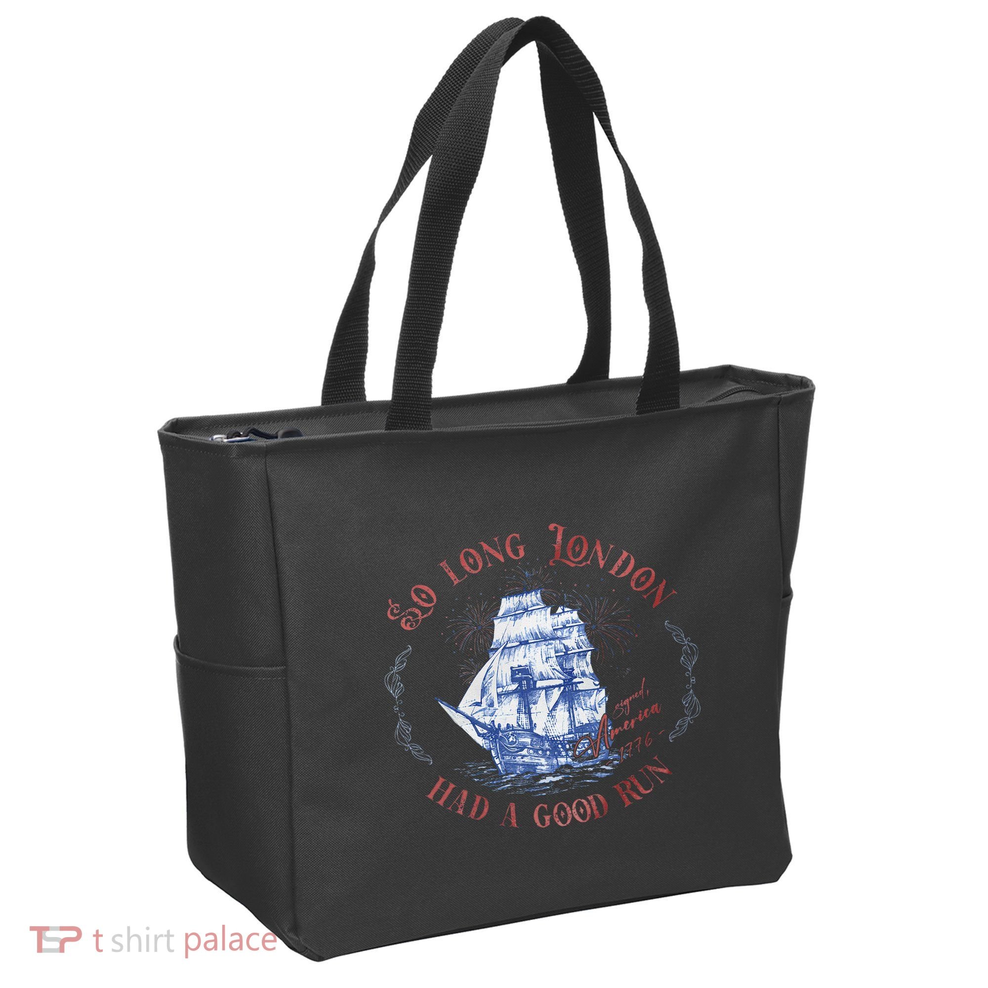 So Long London Had A Good Run Funny 4th Of July Tote Bag
