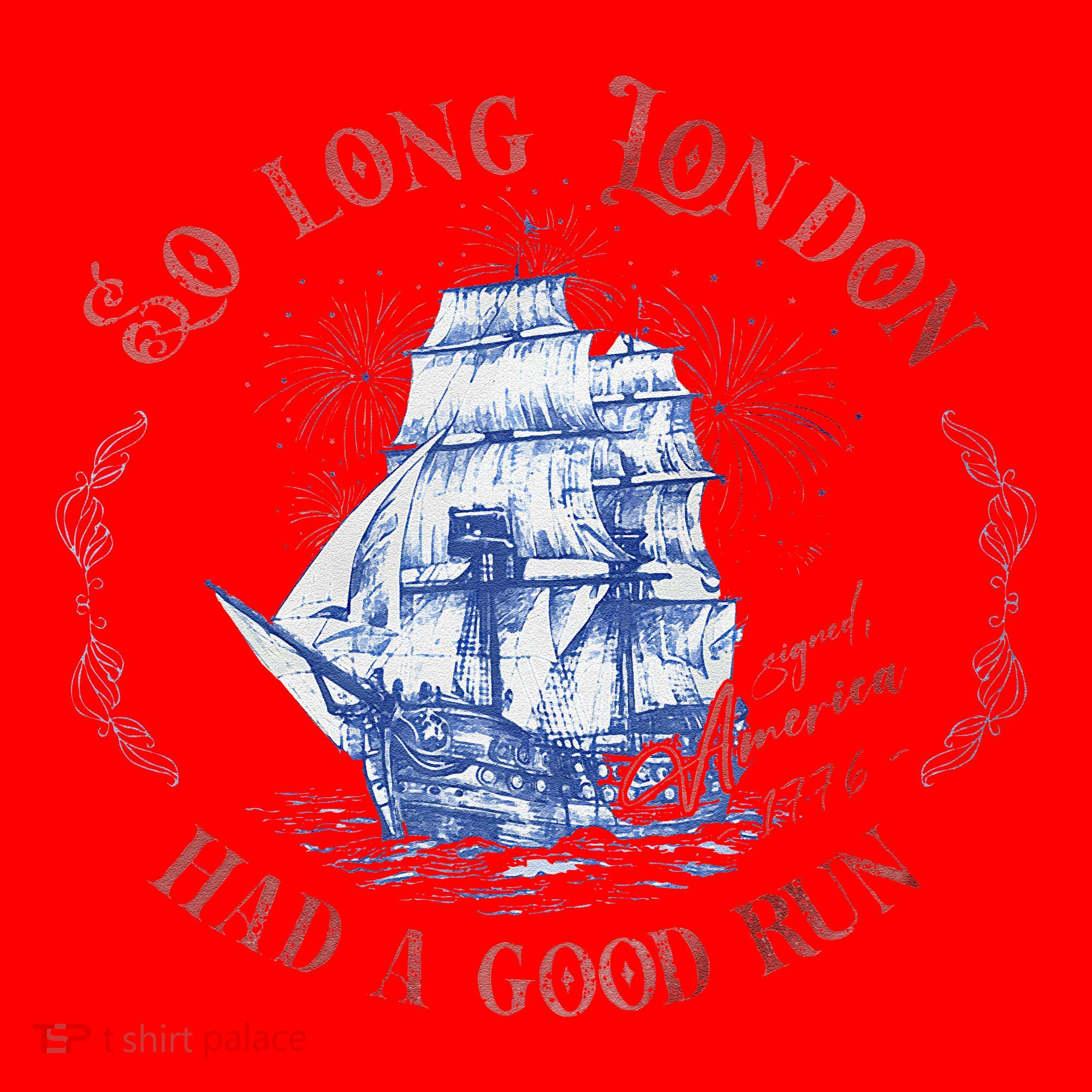 So Long London Had A Good Run Funny 4th Of July Santa Hat