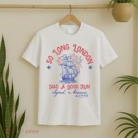 So Long London 4th Of July 1776 Usa Patriotic T-Shirt thumb 2