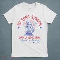 So Long London 4th Of July 1776 Usa Patriotic T-Shirt thumb 5