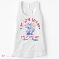 So Long London 4th Of July 1776 Usa Patriotic Women's Tank Top thumb 0
