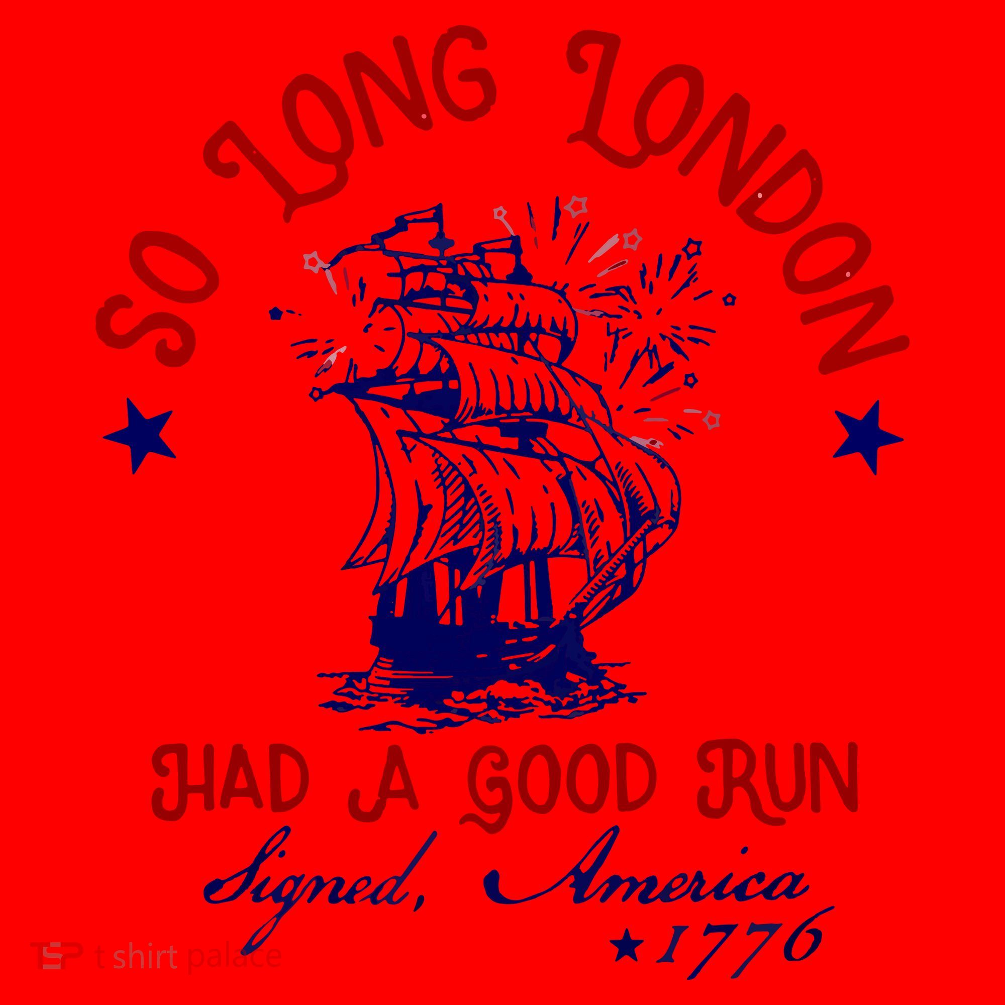 So Long London 4th Of July Santa Hat