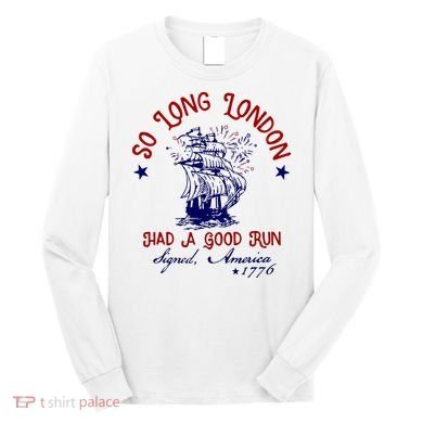 So Long London 4th Of July Long Sleeve Shirt