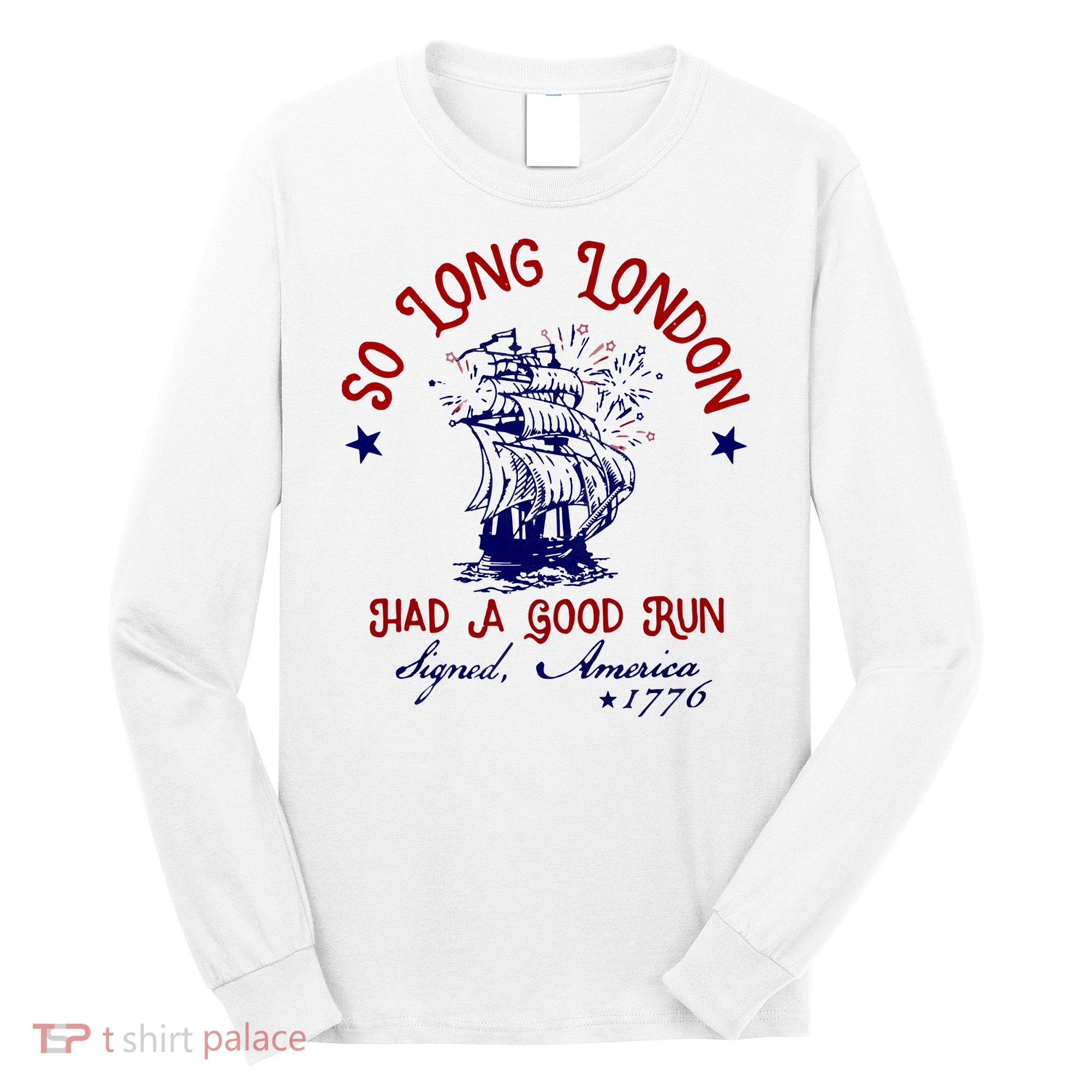 So Long London 4th Of July Long Sleeve Shirt