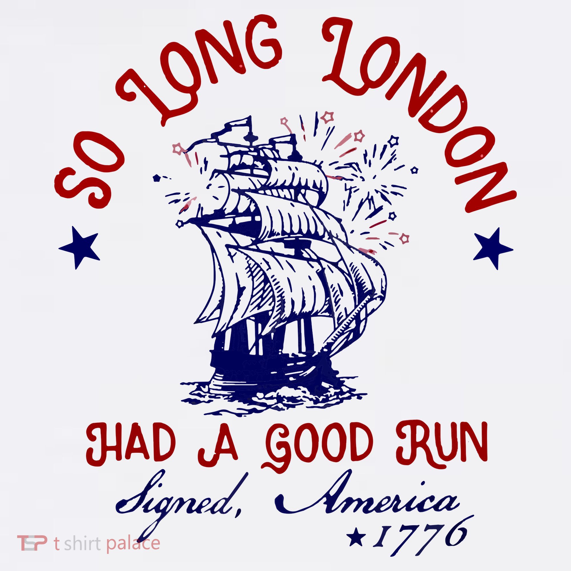 So Long London 4th Of July Ornament