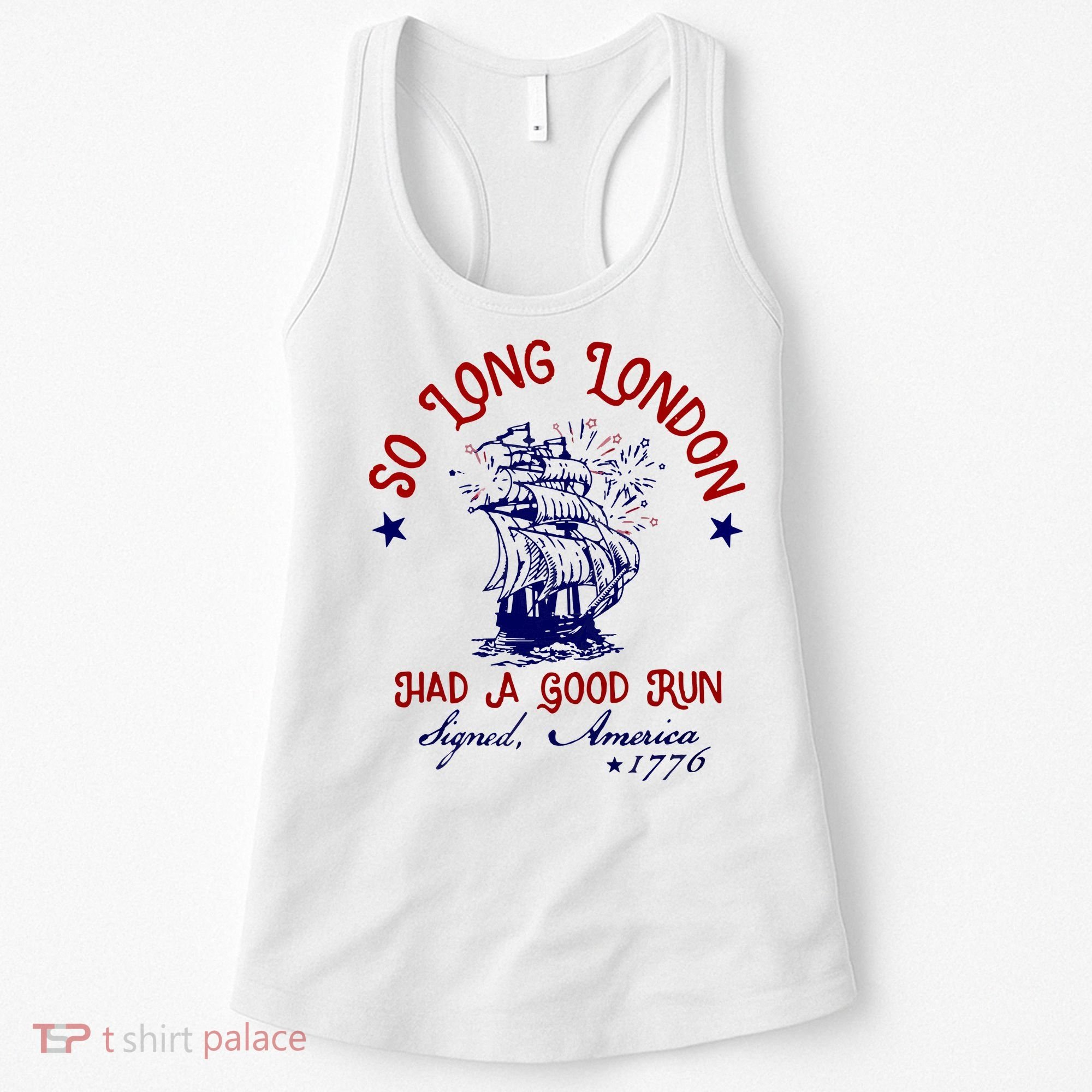 So Long London 4th Of July Women's Tank Top