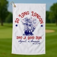 So Long London 4th Of July Golf Towel thumb 1