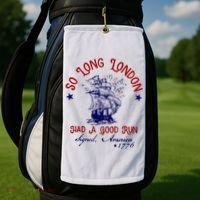 So Long London 4th Of July Golf Towel thumb 2