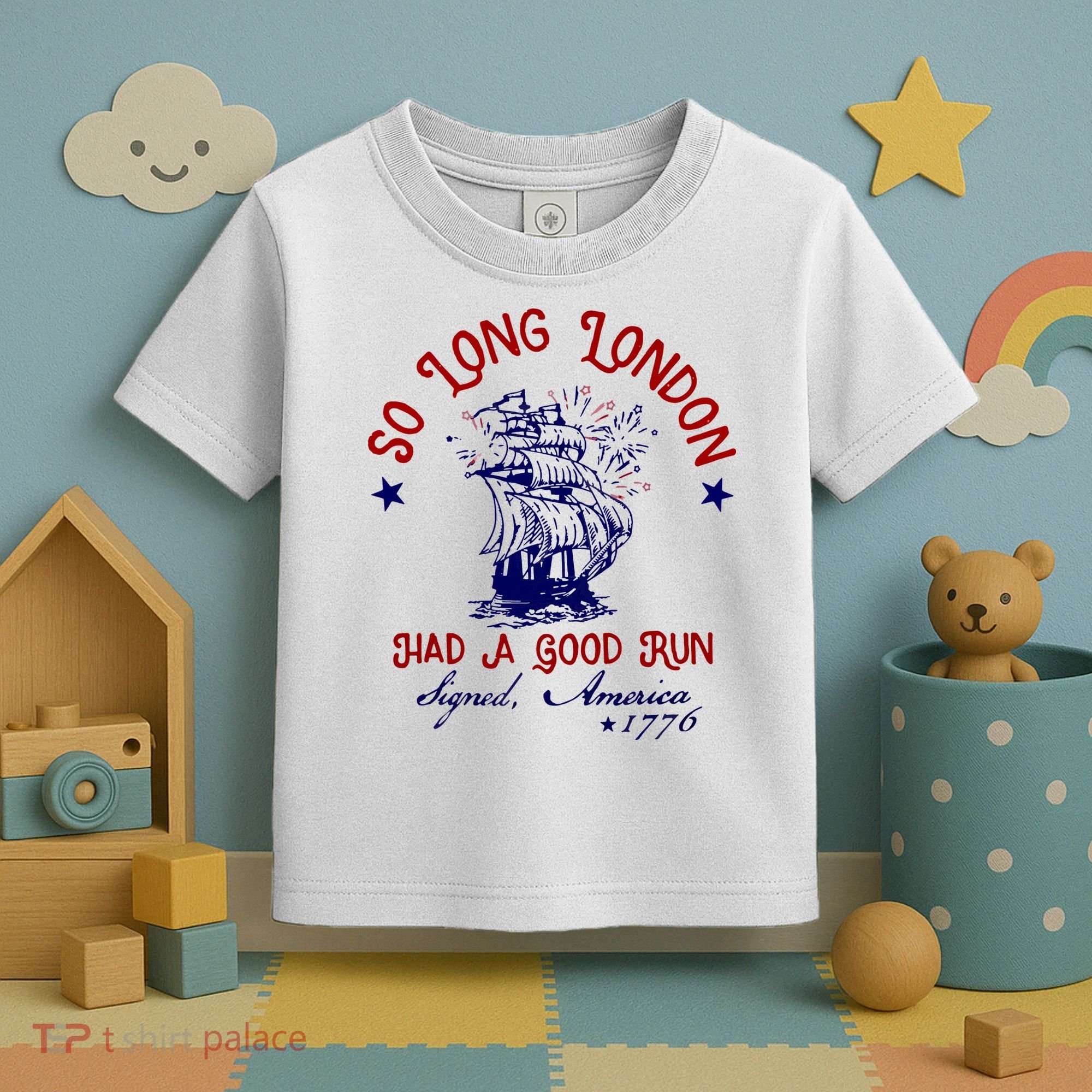 So Long London 4th Of July Toddler T-Shirt
