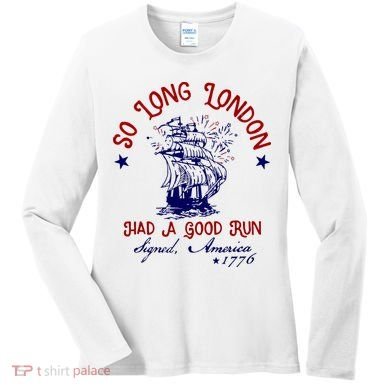 So Long London 4th Of July Women's Long Sleeve Shirt
