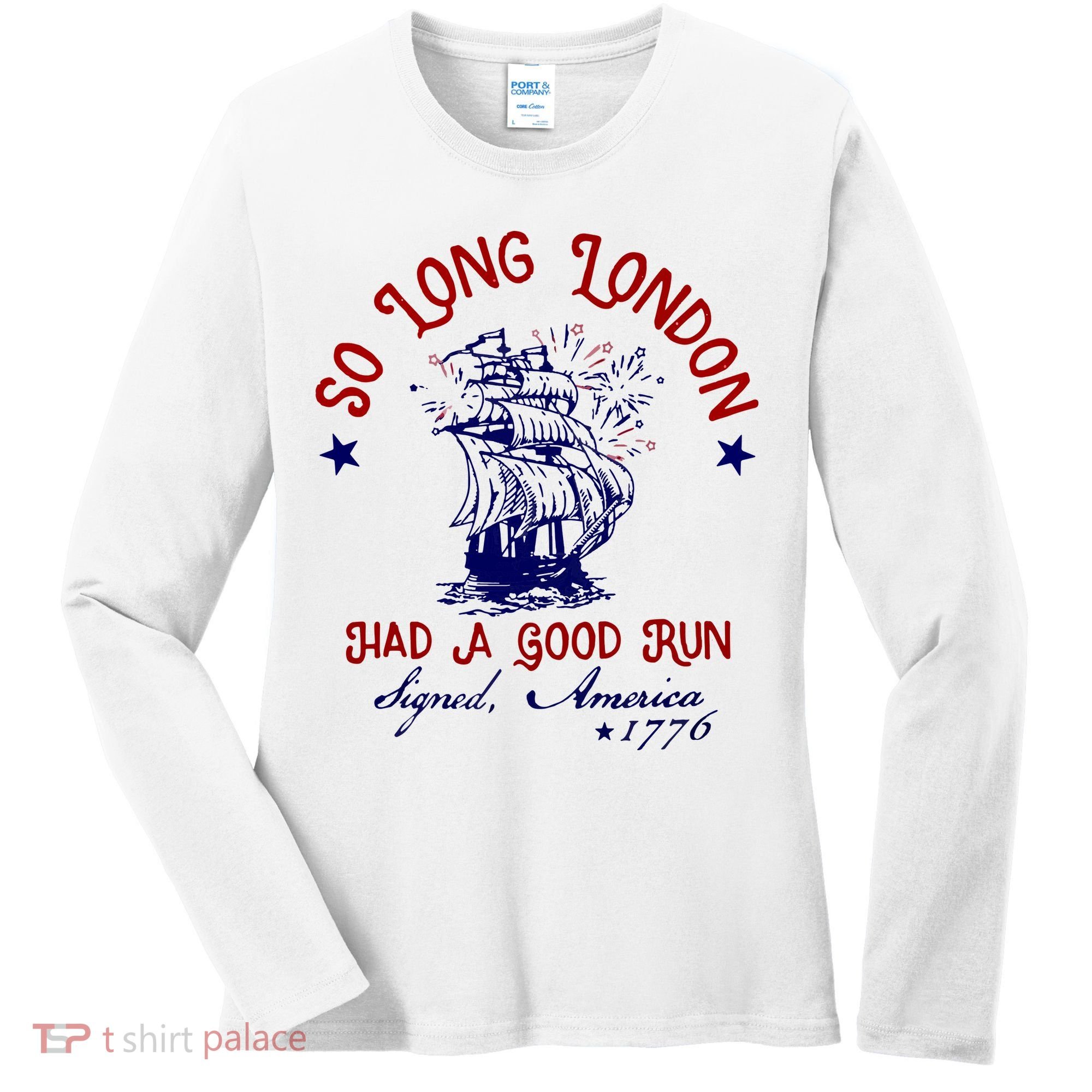 So Long London 4th Of July Women's Long Sleeve Shirt