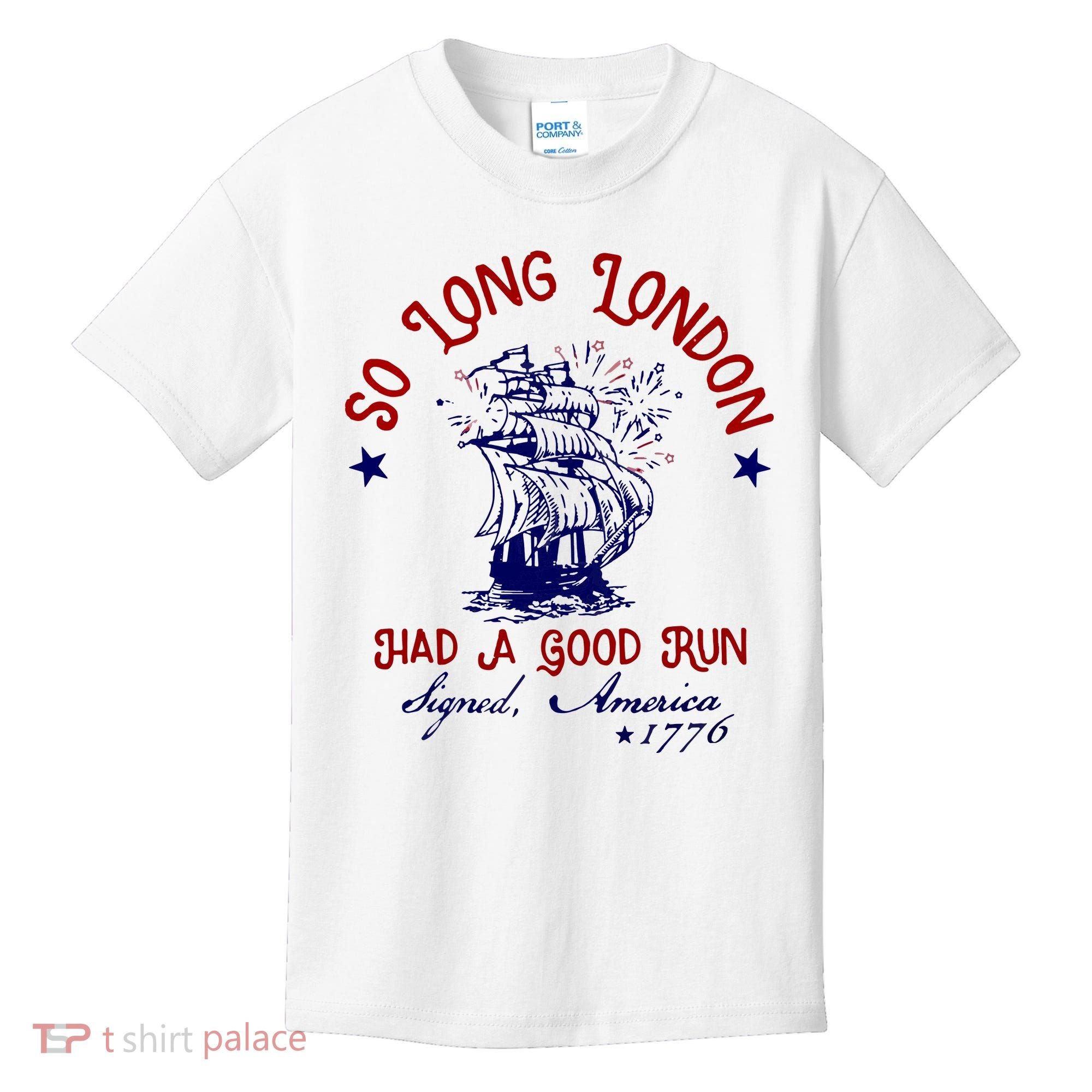 So Long London 4th Of July Kids T-Shirt