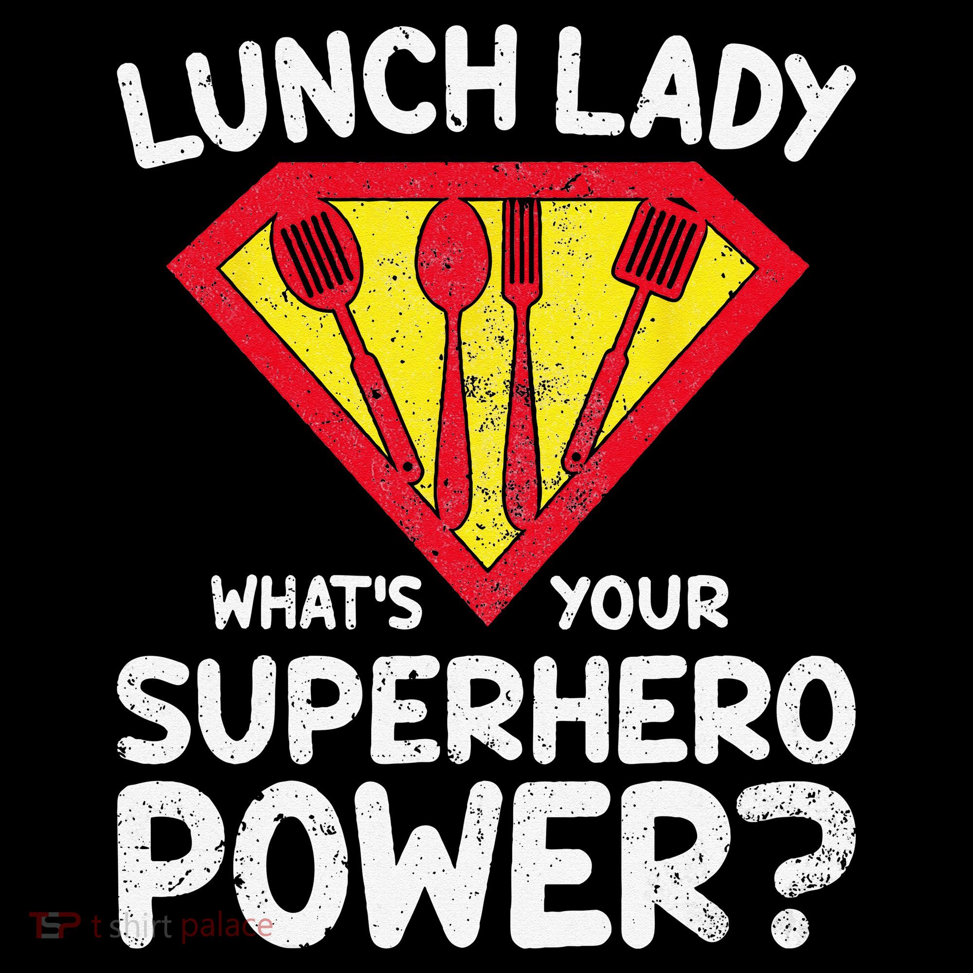 Superhero Lunch Lady Back to School Novelty Sweatshirt