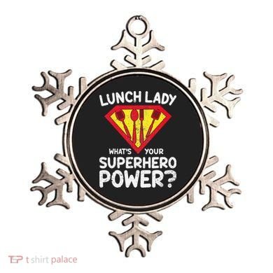 Superhero Lunch Lady Back to School Novelty Ornament