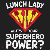 Superhero Lunch Lady Back to School Novelty Hat thumb 2