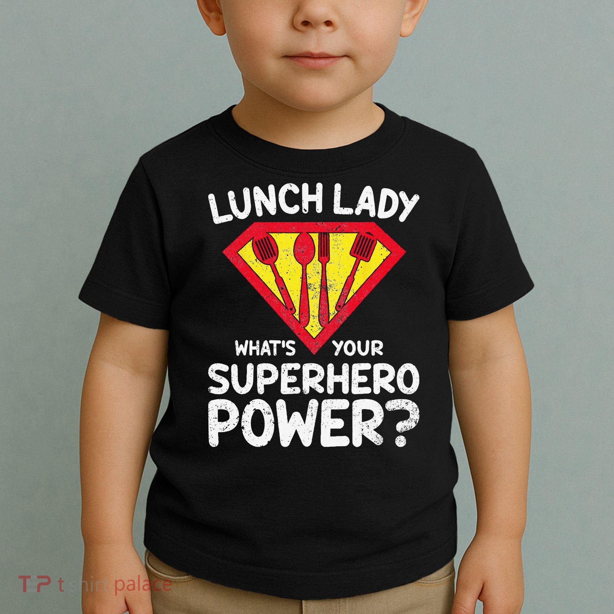 Superhero Lunch Lady Back to School Novelty Toddler T-Shirt