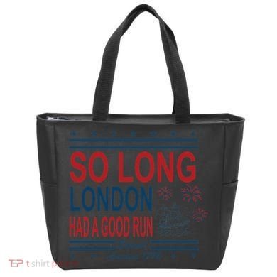 So Long London Had A Good Run Taylor Lover Tote Bag
