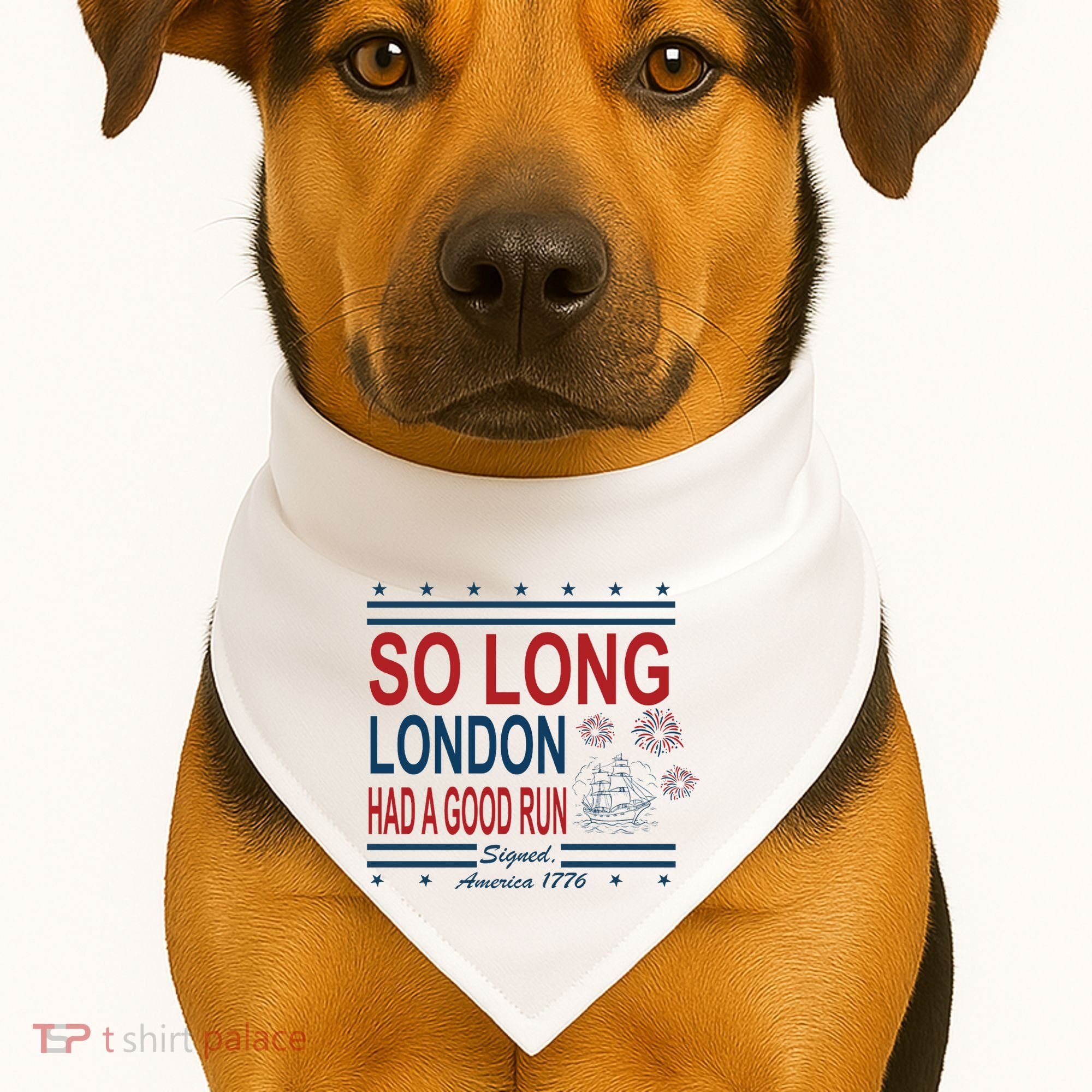 So Long London Had A Good Run Taylor Lover USA-Made Doggie Bandana