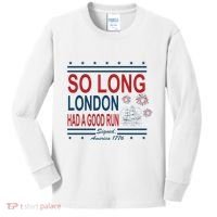 So Long London Had A Good Run Taylor Lover Kids Long Sleeve Shirt thumb 0