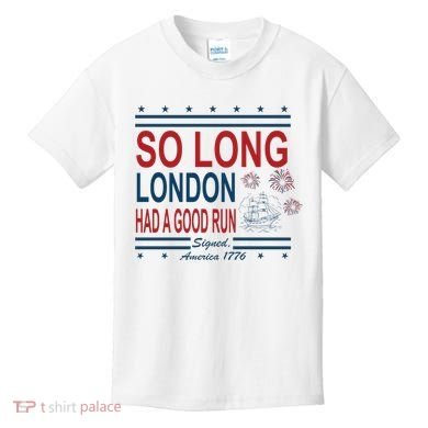 So Long London Had A Good Run Taylor Lover Kids T-Shirt
