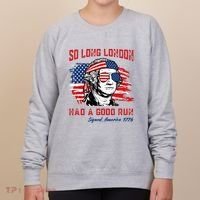 So Long London George Washington Patriotic Women's Sweatshirt thumb 0