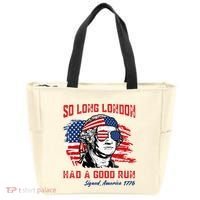 So Long London George Washington Patriotic Tote Bag thumb 0