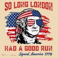 So Long London George Washington Patriotic Tote Bag thumb 4