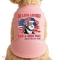 So Long London George Washington Patriotic Doggie Tank thumb 0
