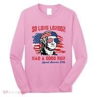 So Long London George Washington Patriotic Long Sleeve Shirt thumb 0