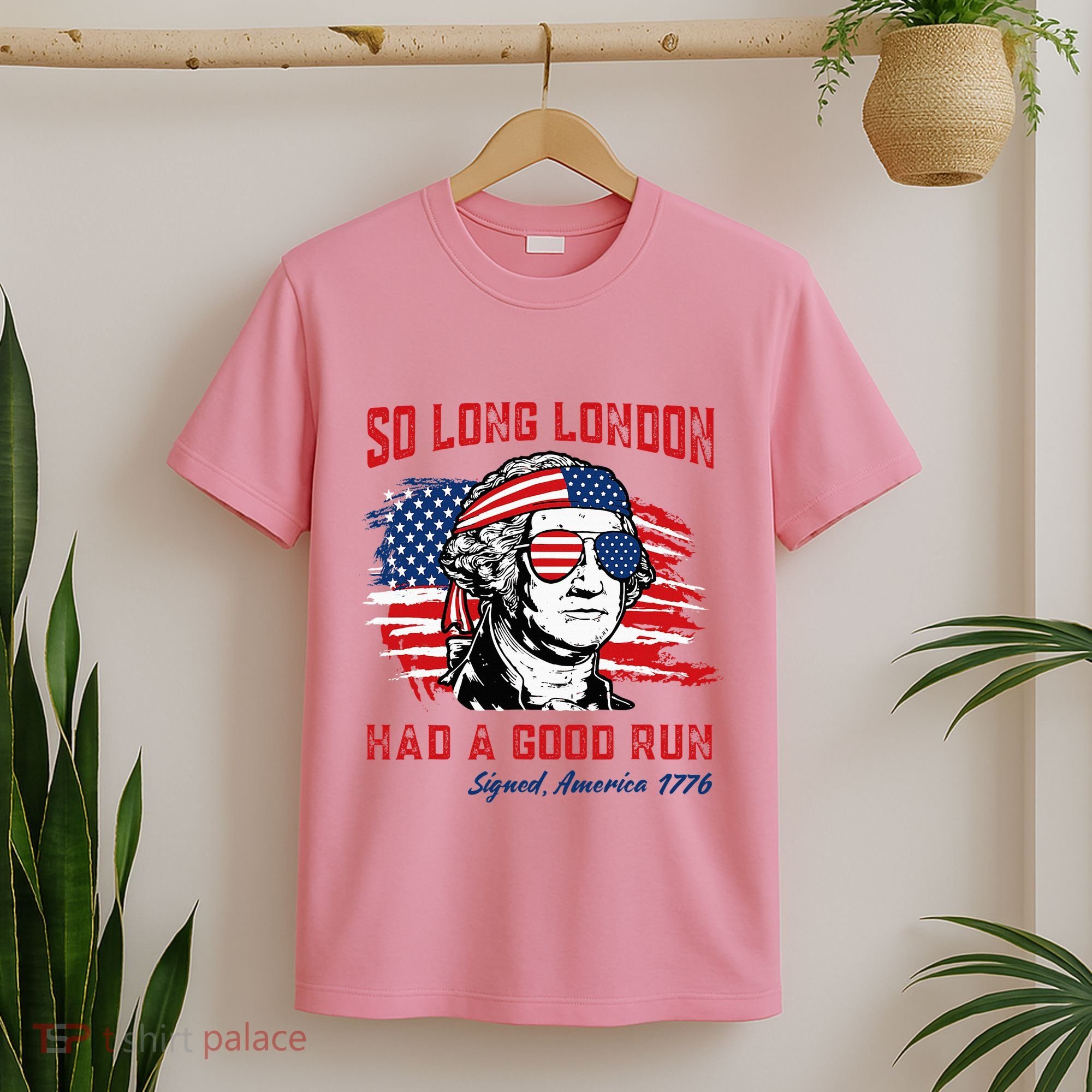 So Long London George Washington Patriotic T-Shirt