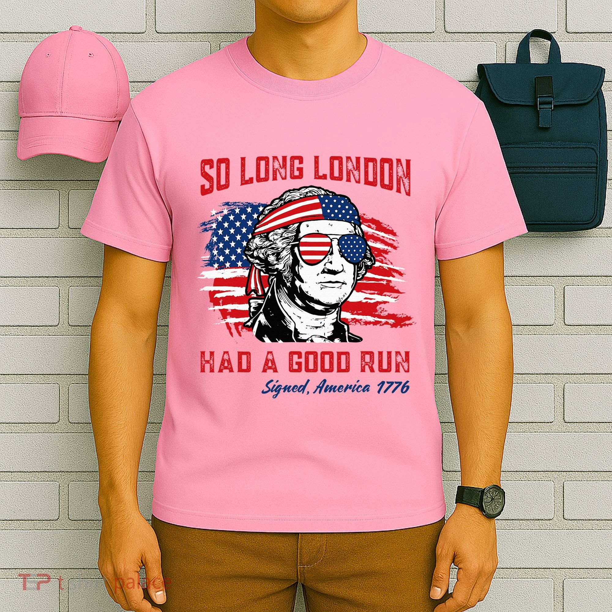 So Long London George Washington Patriotic T-Shirt